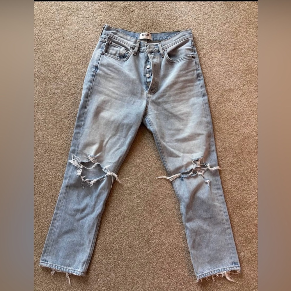 Agolde Light Blue Denim Jeans